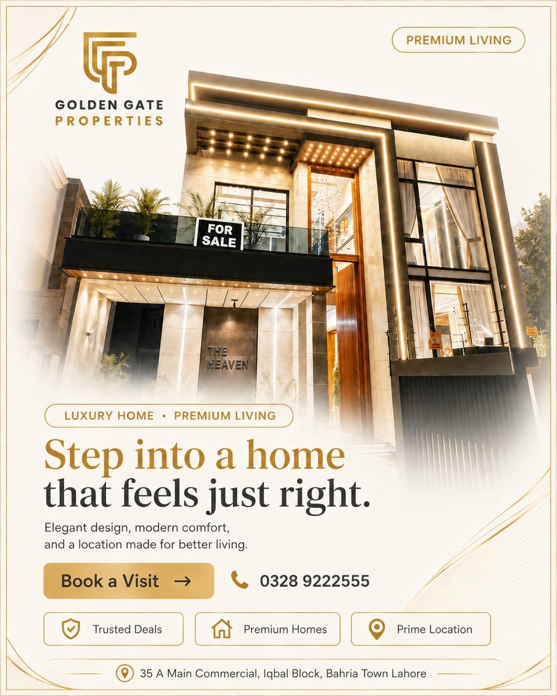 The Heaven luxury home completed by Golden Gate Properties